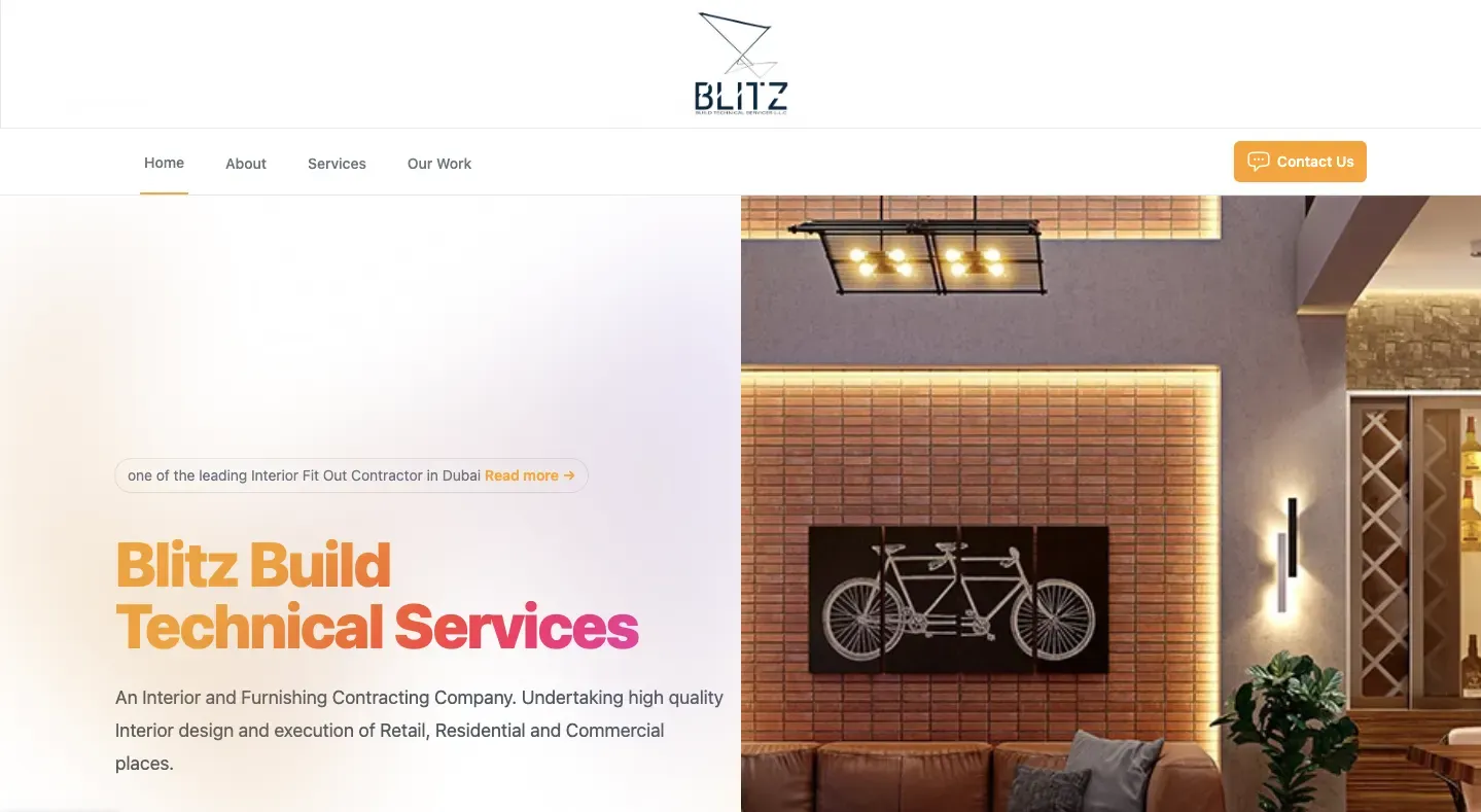 Blitz Tech project visual