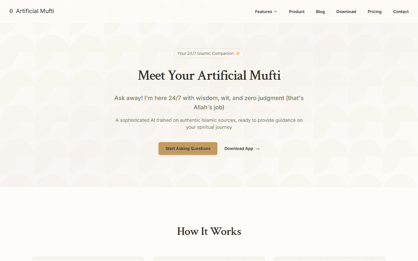 Artificial Mufti product visual